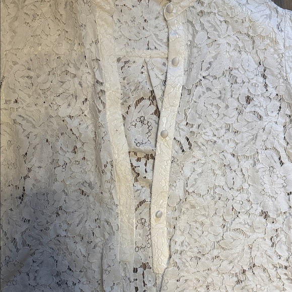 Generation Love Cream Lace Blouse - Picture 2 of 7